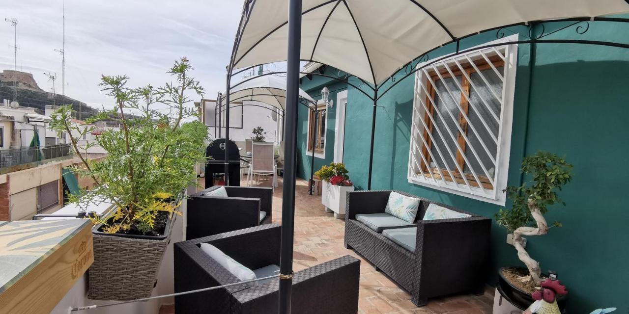 Ferienwohnung Amazing Penthouse With Views To The Castle Alicante Exterior foto